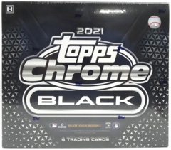 2021 Topps Chrome BLACK MLB Baseball Hobby Box